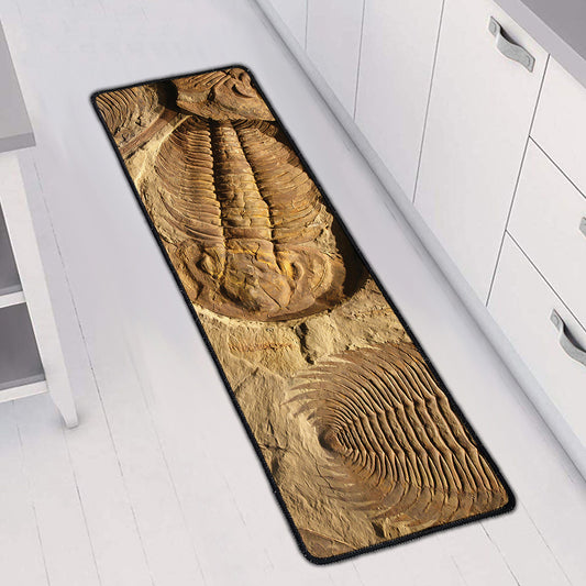 Trilobite Fossil Print Long Kitchen Mat