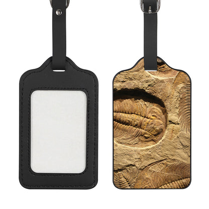 Trilobite Fossil Print Luggage Tag
