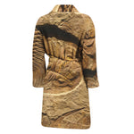 Trilobite Fossil Print Men's Bathrobe