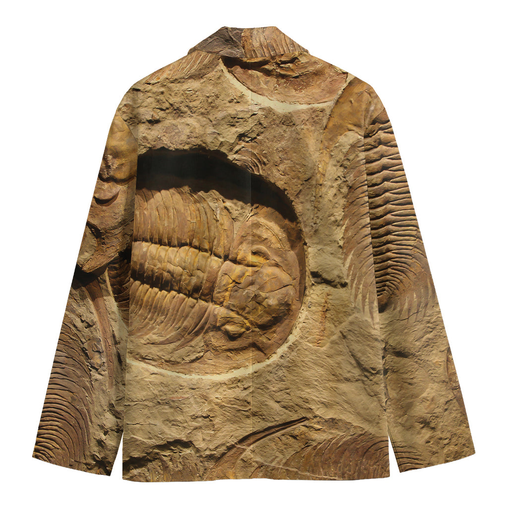 Trilobite Fossil Print Men's Blazer