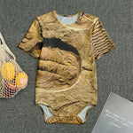 Trilobite Fossil Print Men's Bodysuit