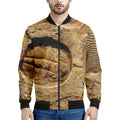 Trilobite Fossil Print Men's Bomber Jacket