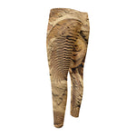 Trilobite Fossil Print Men's Compression Pants