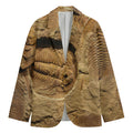 Trilobite Fossil Print Men's Cotton Blazer