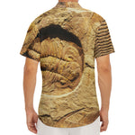 Trilobite Fossil Print Men's Deep V-Neck Shirt