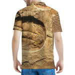 Trilobite Fossil Print Men's Polo Shirt