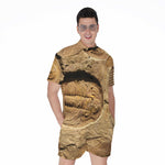 Trilobite Fossil Print Men's Rompers