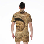 Trilobite Fossil Print Men's Rompers