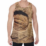 Trilobite Fossil Print Men's Velvet Tank Top