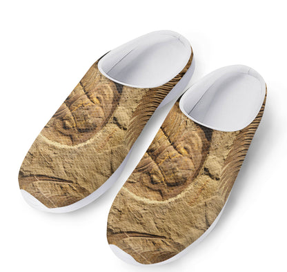 Trilobite Fossil Print Mesh Casual Shoes