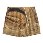 Trilobite Fossil Print Mesh Shorts