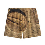 Trilobite Fossil Print Mesh Shorts