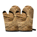 Trilobite Fossil Print Oven Mitts