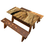 Trilobite Fossil Print Picnic Table Cover
