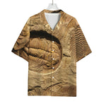 Trilobite Fossil Print Rayon Hawaiian Shirt