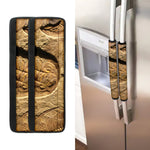 Trilobite Fossil Print Refrigerator Handle Covers