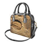 Trilobite Fossil Print Shoulder Handbag