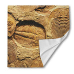 Trilobite Fossil Print Silk Bandana