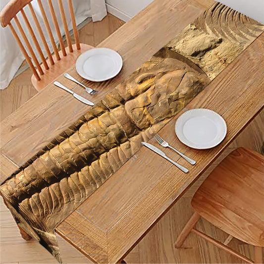 Trilobite Fossil Print Table Runner