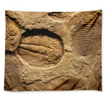Trilobite Fossil Print Tapestry