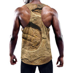 Trilobite Fossil Print Training Tank Top