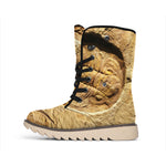 Trilobite Fossil Print Winter Boots