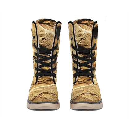 Trilobite Fossil Print Winter Boots