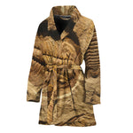 Trilobite Fossil Print Women's Bathrobe