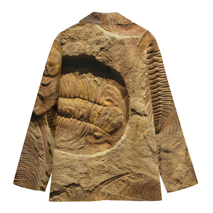 Trilobite Fossil Print Women's Blazer