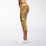 Trilobite Fossil Print Women's Capri Leggings