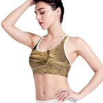 Trilobite Fossil Print Women's Sports Bra