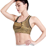 Trilobite Fossil Print Women's Sports Bra