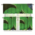 Trimeresurus Albolabris Snake Print 3 Piece Kitchen Curtains
