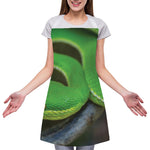 Trimeresurus Albolabris Snake Print Adjustable Apron