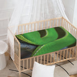 Trimeresurus Albolabris Snake Print Baby Crib Sheet