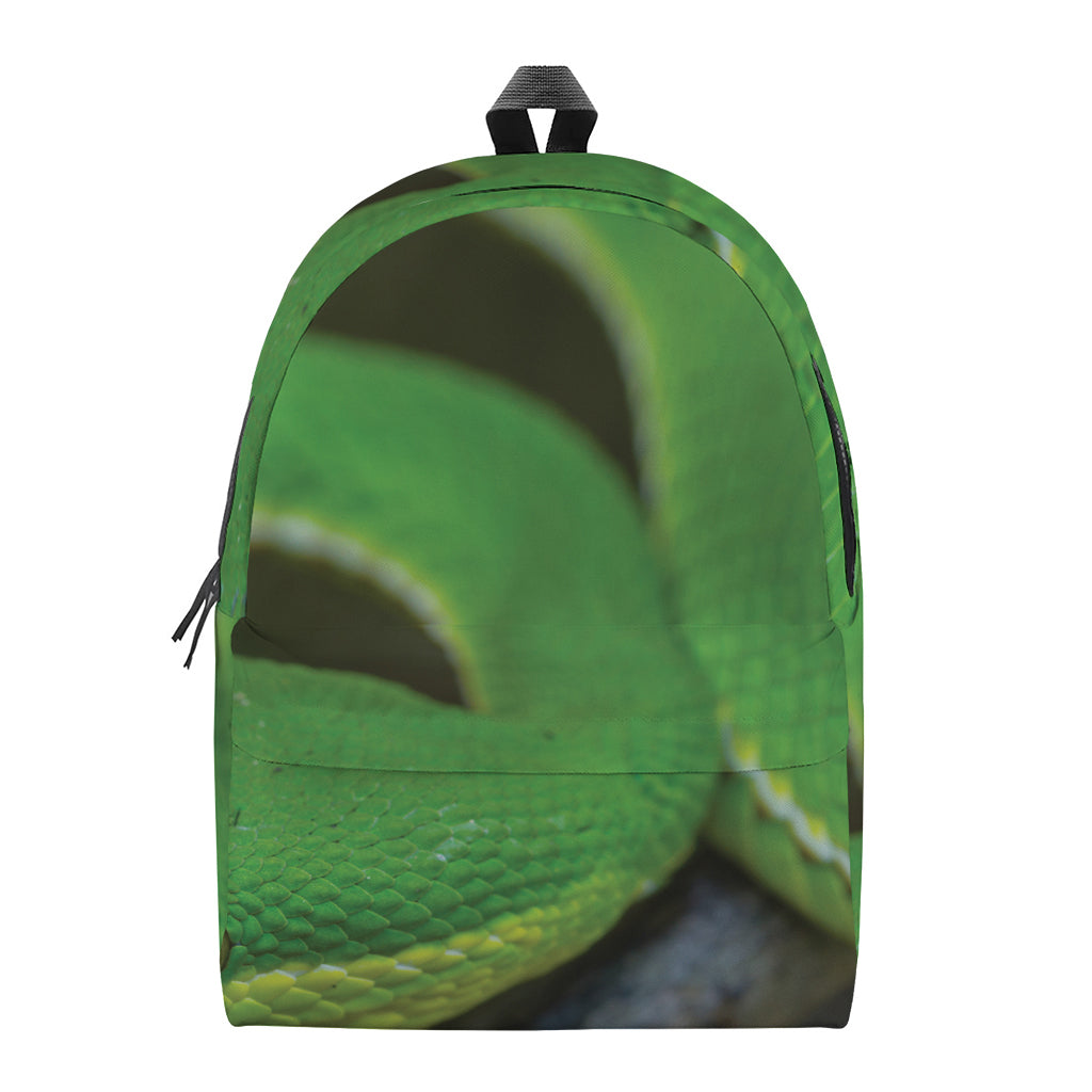 Trimeresurus Albolabris Snake Print Backpack