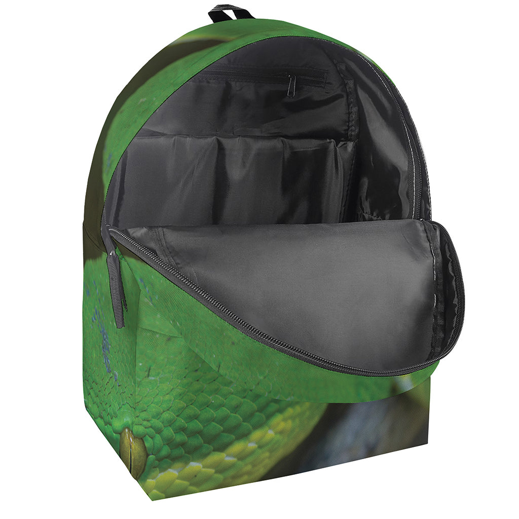 Trimeresurus Albolabris Snake Print Backpack