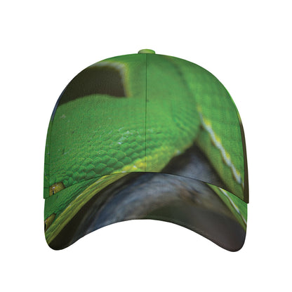 Trimeresurus Albolabris Snake Print Baseball Cap