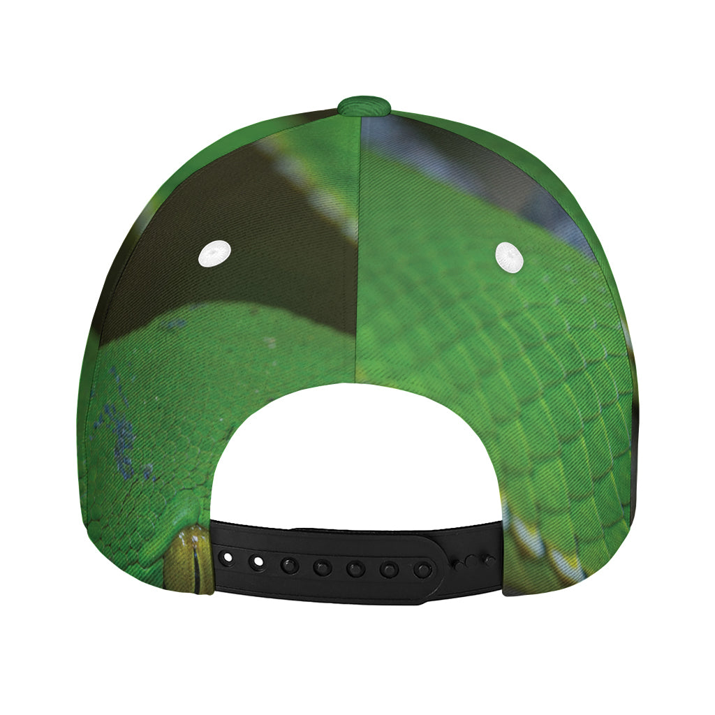 Trimeresurus Albolabris Snake Print Baseball Cap