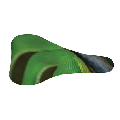 Trimeresurus Albolabris Snake Print Bicycle Seat Cover