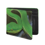 Trimeresurus Albolabris Snake Print Bifold Wallet