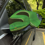 Trimeresurus Albolabris Snake Print Car Side Mirror Covers