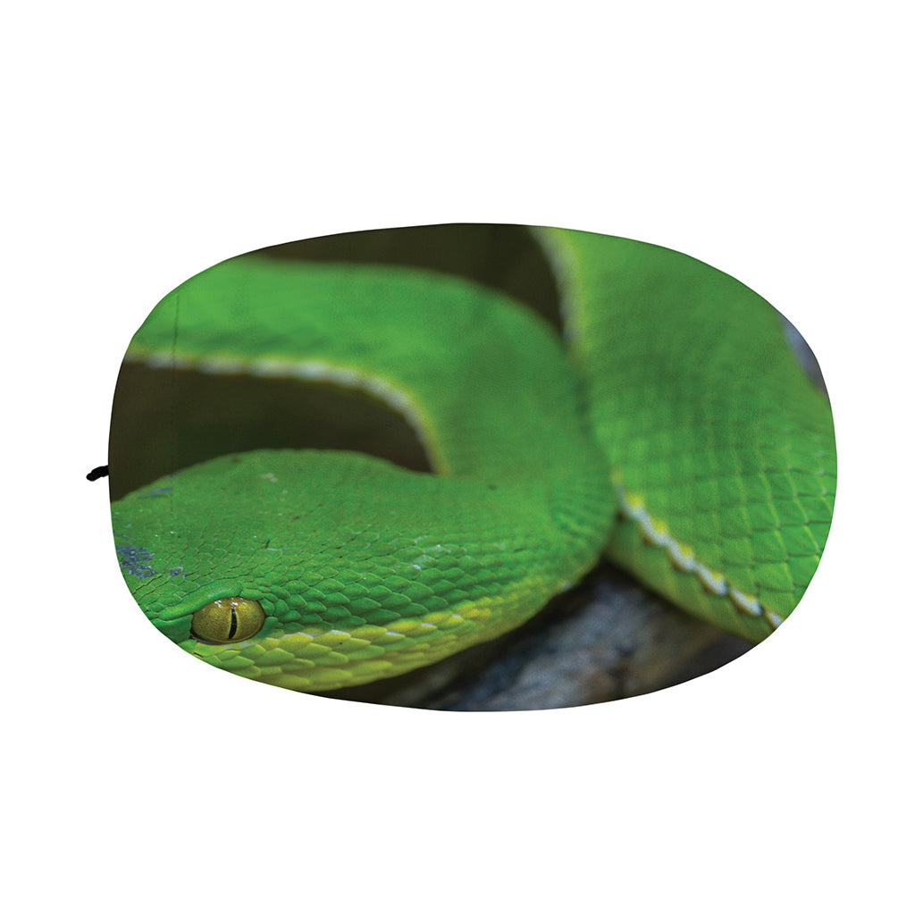 Trimeresurus Albolabris Snake Print Car Side Mirror Covers