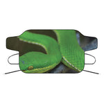 Trimeresurus Albolabris Snake Print Car Windshield Snow Cover