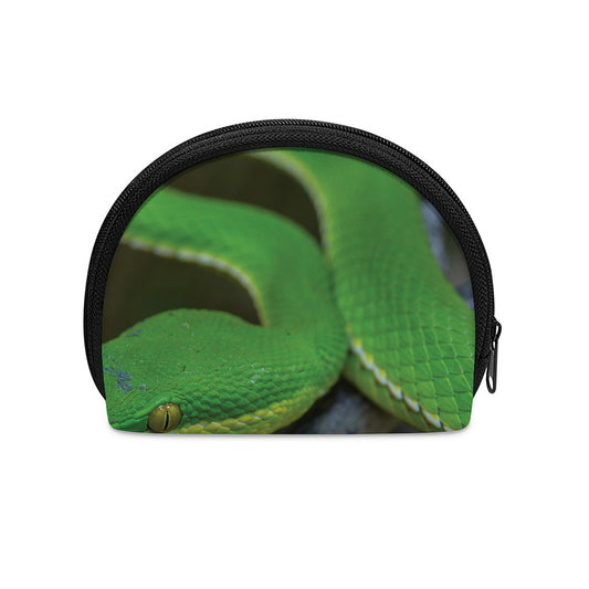 Trimeresurus Albolabris Snake Print Coin Purse