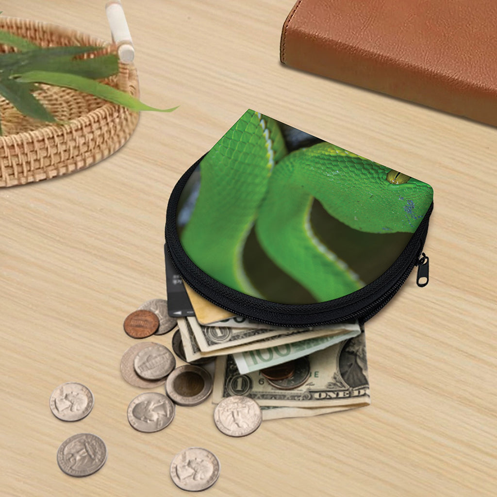 Trimeresurus Albolabris Snake Print Coin Purse