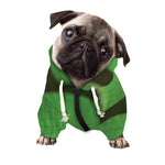 Trimeresurus Albolabris Snake Print Dog Zip Up Hoodie