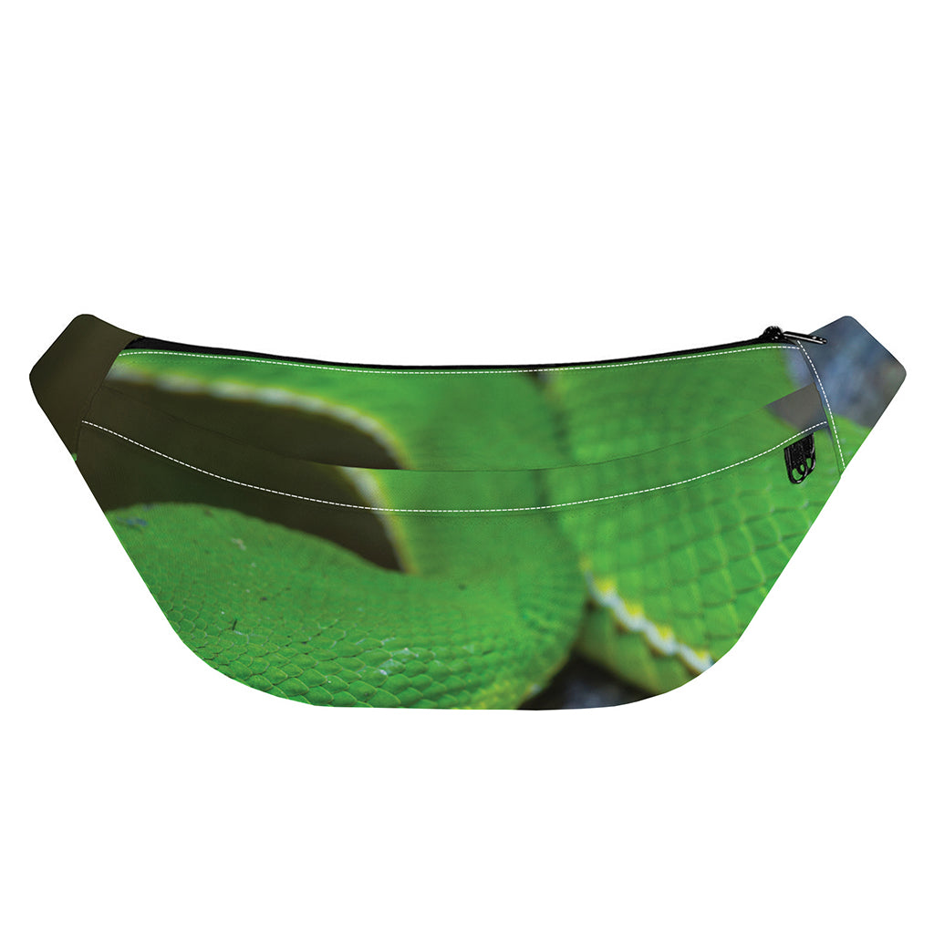 Trimeresurus Albolabris Snake Print Fanny Pack