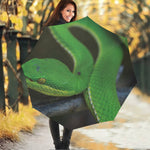 Trimeresurus Albolabris Snake Print Foldable Umbrella