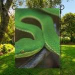 Trimeresurus Albolabris Snake Print Garden Flag